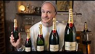 Does SIZE Matter? Blind Tasting Champagne from Mini to Double-Magnum Bottle.