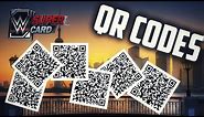 WWE SUPERCARD 6 NEW QR CODES CONTAINING LOGOS AND 500 SUPERCOINS