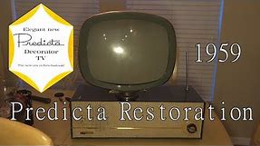 1959 Philco Predicta Debutante TV Restoration
