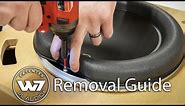 How to Remove and Install the JL Audio W7 Subwoofer