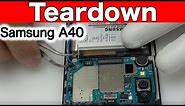 Samsung A40 Teardown & Disassembly & Repair Video Guide