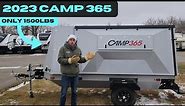 Lightest Camper in 2023! Tow it With A Honda! Under 1500Lbs, Foldable, Mobile Cabin The Camp365!