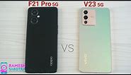 Oppo F21 Pro 5g vs Vivo V23 5G Speed Test and Camera Comparison