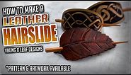 How to Make a Leather Hairslide / Barette
