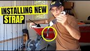 Trailer Winch Strap Replacement // Correct Installation Easy