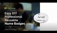 Easy DIY Professional Reusable Name Badges
