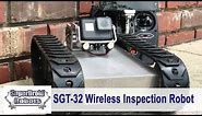 Wireless Inspection Robot Crawl Space Demo SGT-32P SuperDroid Robots