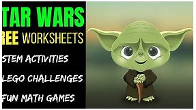 75  Star Wars Activities & Free Printable Worksheets - Parent Vault: Educational Resources, Lesson Plans & Virtual Classes