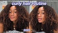 *detailed* curly hair routine 2021 ~ my 3c hair routine