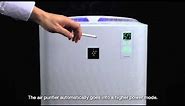 Sensor demo using Sharp Air Purifier