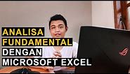 Saya Bagikan File Excel Analisa Fundamental Saham Gratis! (Beserta Tutorial Cara Menggunakannya)