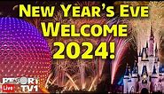 🔴Live: New Year's Eve Fireworks at Walt Disney World - Welcome 2024 from Epcot - Live Stream