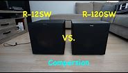 Klipsch R-12SW vs R-120SW - Comparison