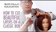 How to Cut Beautiful Layers on a Classic Bob