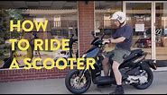 How to Ride a Scooter For The First Time