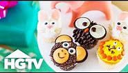 DIY Emoji Animal Cupcakes | HGTV