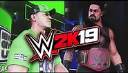 WWE 2K19 John Cena vs Roman Reigns Epic Full Match | WWE 2K19 Gameplay Xbox One X