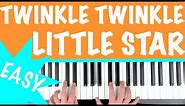 How to play TWINKLE TWINKLE LITTLE STAR - Easy Piano Tutorial for Kids