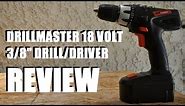 Harbor Freight DrillMaster 3/8" 18 Volt Drill Review