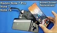 Redmi Note 7 Pro LCD Screen + Touch Screen Digitizer Replacement || How to Repair Note 7 Display