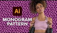 How to Create a Monogram Pattern in Illustrator
