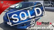 (SOLD) 2010 Toyota Corolla XRS preview, for sale at Valley Toyota in Chilliwack B.C. # 16954A