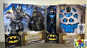 Batman Adventures 12” Figures 2024 Spin Master Batman vs. Bane + Nightwing 15 Accessories Amazon