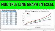 📈 How to Make a Line Graph in Excel (Scientific Data) | multiple line graph in excel