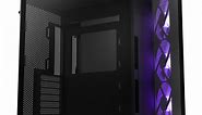 Buy the NZXT H6 Flow RGB Black ATX MidTower Gaming Case Tempered Glass, Dual... ( CC-H61FB-R1 ) online
