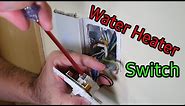 Water Heater switch (20A dual pole) change (Save $120)