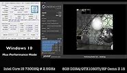 Intel Core i5 7300HQ CineBench R15 CPU Test! Score at 448CB! With default setting! HP Oemn 3