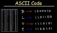ASCII Code and Binary