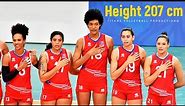 The Tallest Volleyball Player in the World Height 207 cm - Alba Hernandez