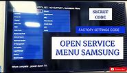 HOW TO OPEN SAMSUNG TV SERVICE MODE, SAMSUNG TV SERVICE MENU CODE