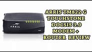 Arris TM822 G Touchstone Docsis 3.0 Optimum Modem Router Specs Review