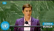 🇷🇸 Serbia - Prime Minister Addresses United Nations General Debate, 76th Session (English) | #UNGA