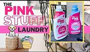 LAUNDRY DAY w THE PINK STUFF LAUNDRY DETERGENT & CONDITIONER | TRYING THE VIRAL PINK STUFF (Part 3)