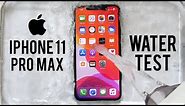 iPhone 11 Pro Max Water Test! Actually Waterproof?