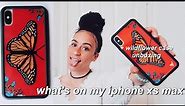 What's On My iPhone XS Max 2019 + Wildflower Case Unboxing!!!