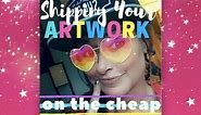 Shipping Artwork CHEAP! DIY Shipping Box for Canvas Painting