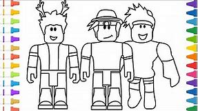 Roblox Coloring Page | Coloring Roblox Avatars & Characters | The Coloring Pages