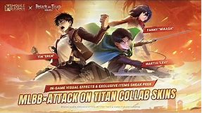 MLBB × Attack On Titan Collab Skins | Yin & Fanny & Martis | Mobile Legends: Bang Bang