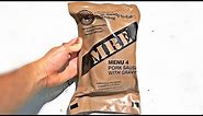 Testing US Military MRE (Meal Ready to Eat)