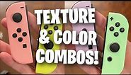 Pastel Nintendo Switch Joycon Review - Texture & Color Combos!