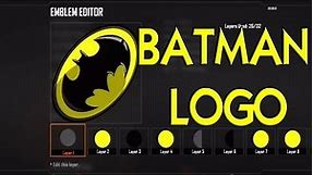 Black Ops 3 - Batman Logo Emblem Tutorial