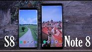 Samsung Galaxy Note 8 vs Samsung Galaxy S8 Full Comparison