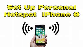 How to set up Personal Hotspot on iPhone 8 / iPhone 8 Plus