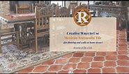 Creative Ways to Use Mexican Terracotta Tile for Flooring and Walls in Home Decor | Rustico Tile