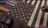How to make a distressed/rustic wooden American Flag for under $20 using a 2x4