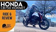 Honda 2023 CB750 Hornet review - walk around and riding video